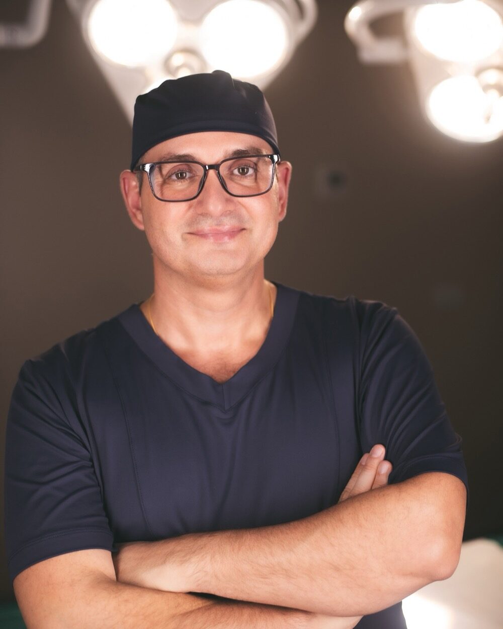 Dr. Rafael Bruns no centro cirúrgico